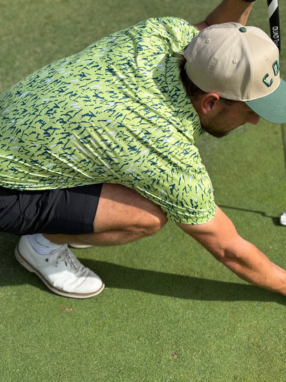 Green Funky Polo *Pre Order Only*
