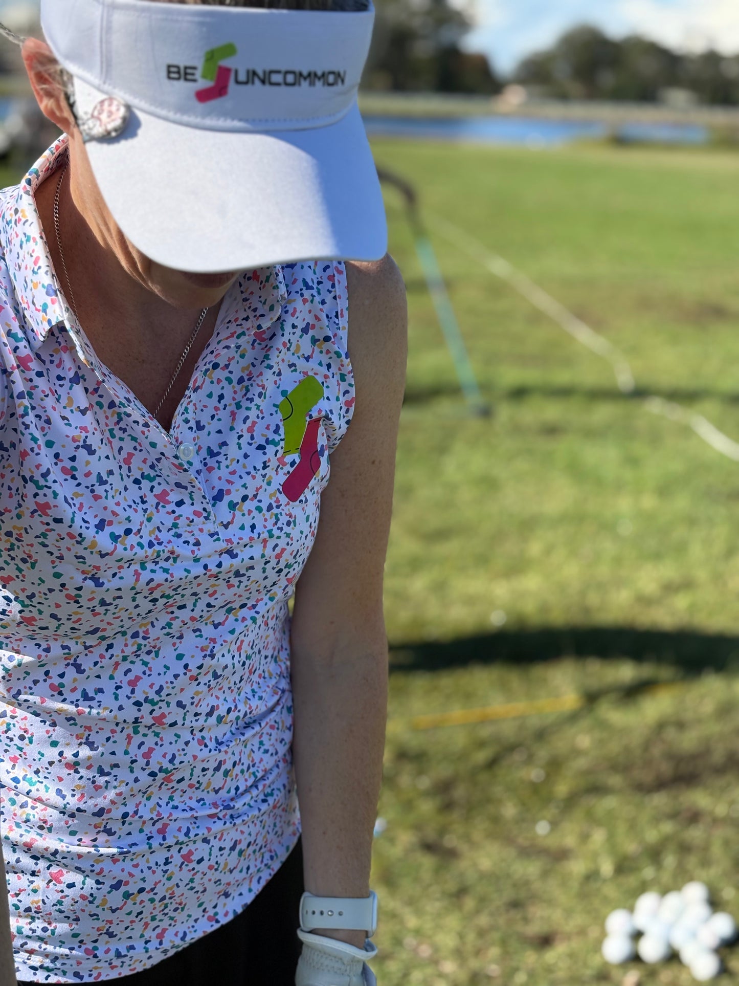 White Funky Polo Ladies *Pre Order Only*